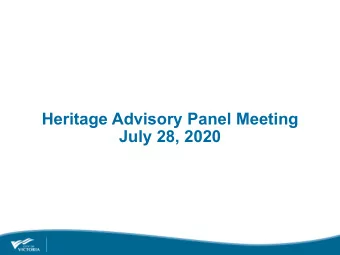 Heritage Advisory Panel Meeting  July 28, 2020  423 Durban Street (DHP00147)  Proposal:
