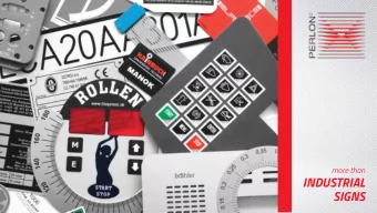 INDUSTRIAL  SIGNS  WHO ARE WE ?  Family company  Founded in 1996  Production area: 2222 m