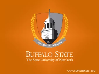 THE STATE OF THE  BUFFALO STATE COLLEGE  BUDGET  College Senate Meeting  February 8, 2019