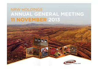 DISCLAIMER AND IMPORTANT NOTICE  Information, including forecast financial information in this