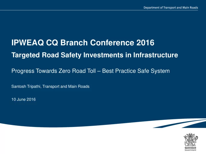 ipweaq cq branch conference 2016