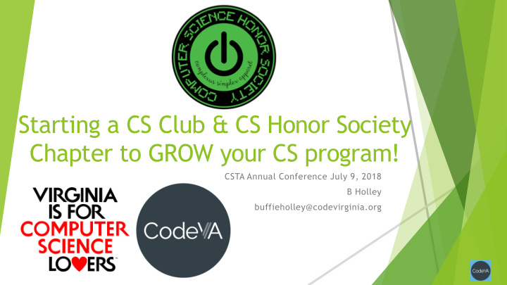 starting a cs club cs honor society chapter to grow your