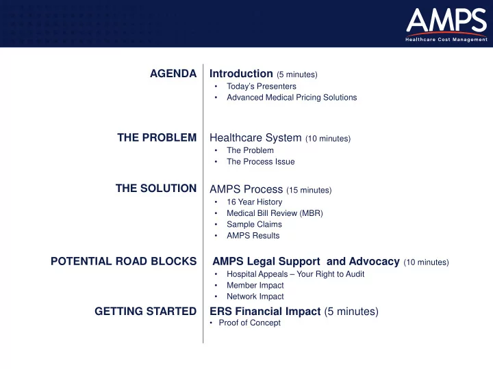 agenda