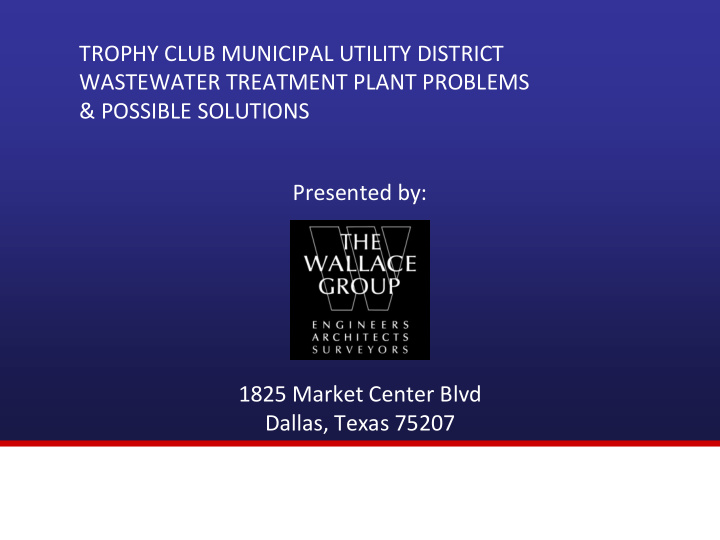 trophy club municipal utility district