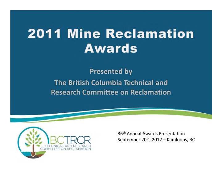 presented by the british columbia technical and research