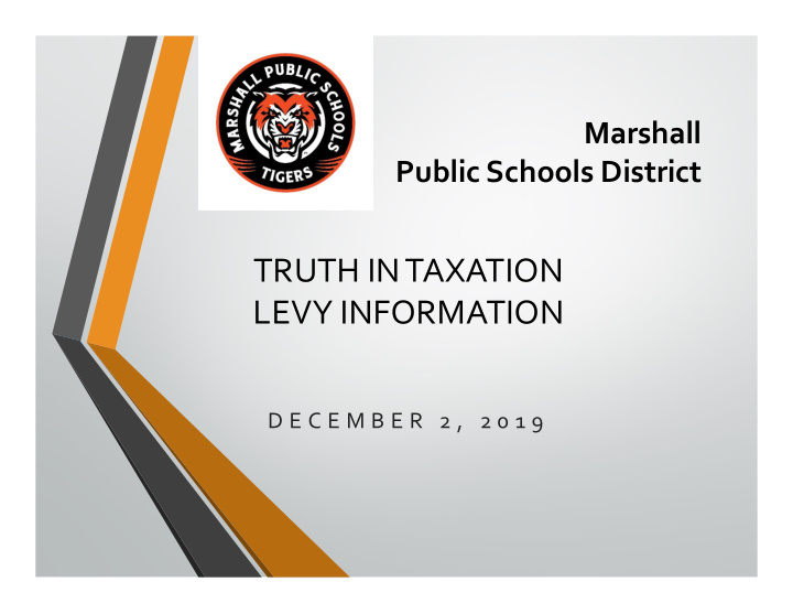 truth in taxation levy information