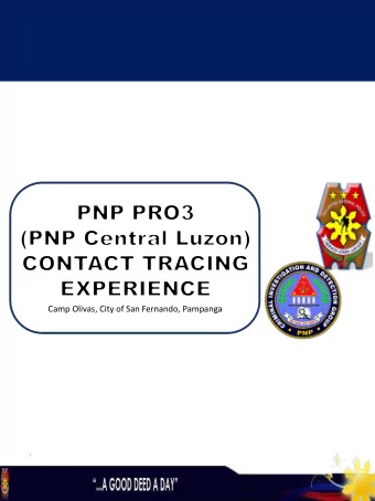 We seek the Truth  Camp Olivas, City of San Fernando, Pampanga  SEQUENCE OF PRESENTATION