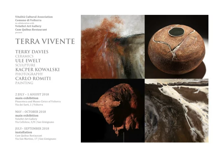 terry davies ceramics ule ewelt sculpture