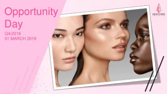 Opportunity  Day  Q4/2018  01 MARCH 2019  GIFT  History  GIFT  History  Capital increase to 212.33