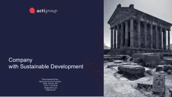 Company  with Sustainable Development  Tsitsernakaberd Park,  Sport and Concert Complex,  0028,