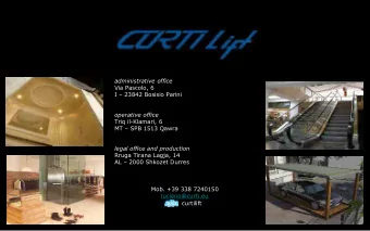 administrative office  Via Pascolo, 6 I  23842 Bosisio Parini  operative office  Triq