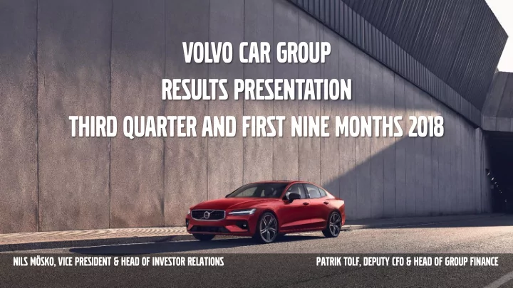 results presentation