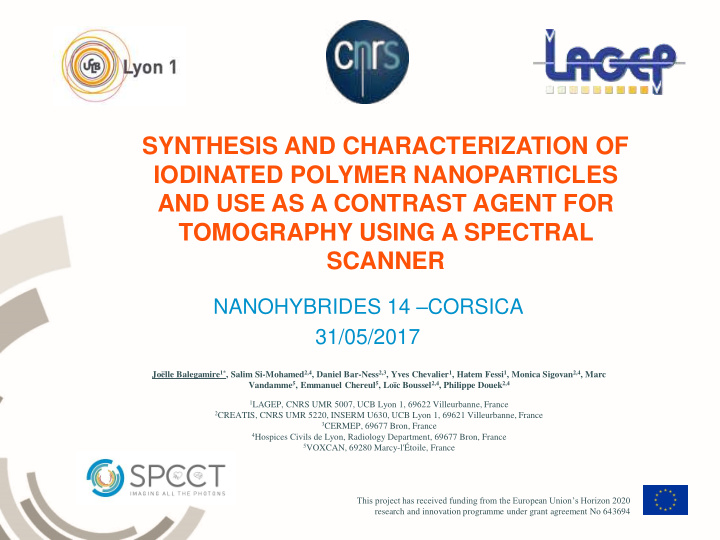 synthesis and characterization of iodinated polymer
