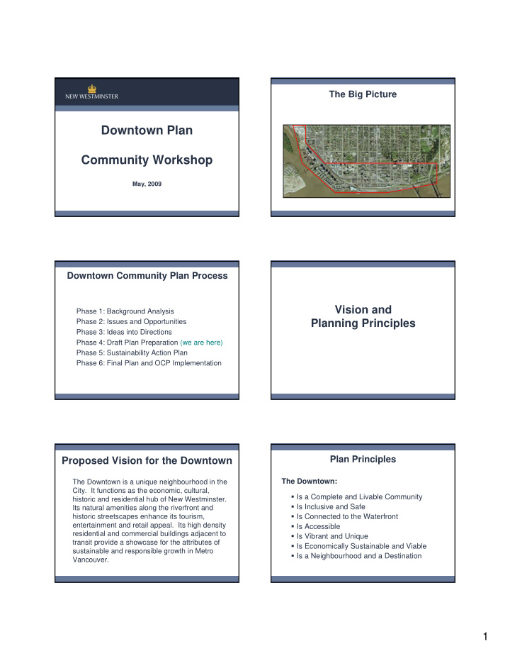 downtown plan community workshop