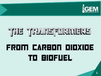 1  Motivation of our project  2  Overview  3  Motivation for SYNENERGENE  Identify problems