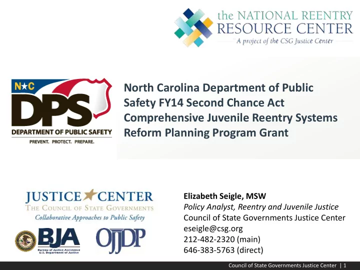 north carolina department of public safety fy14 second