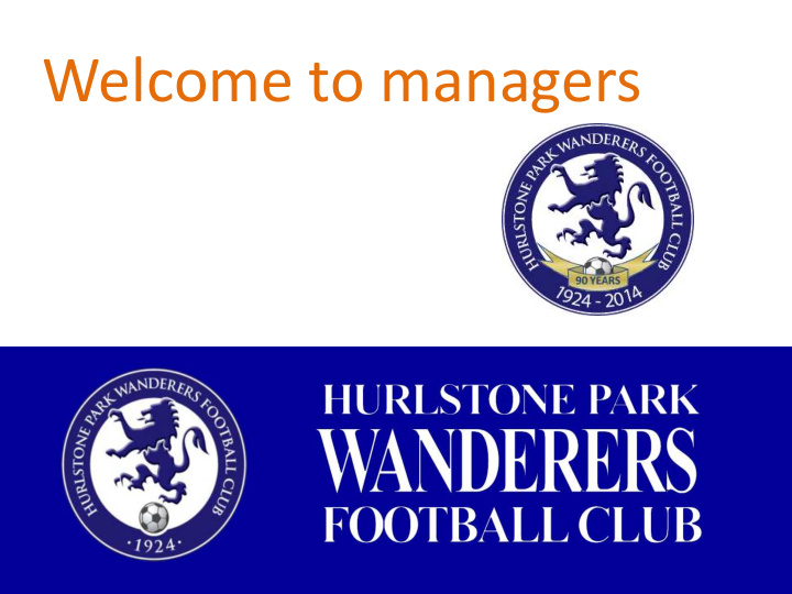 welcome to managers hurlstone park wanderers