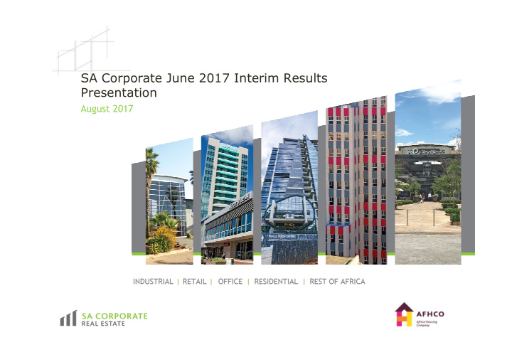 sa corporate june 2017 interim results presentation