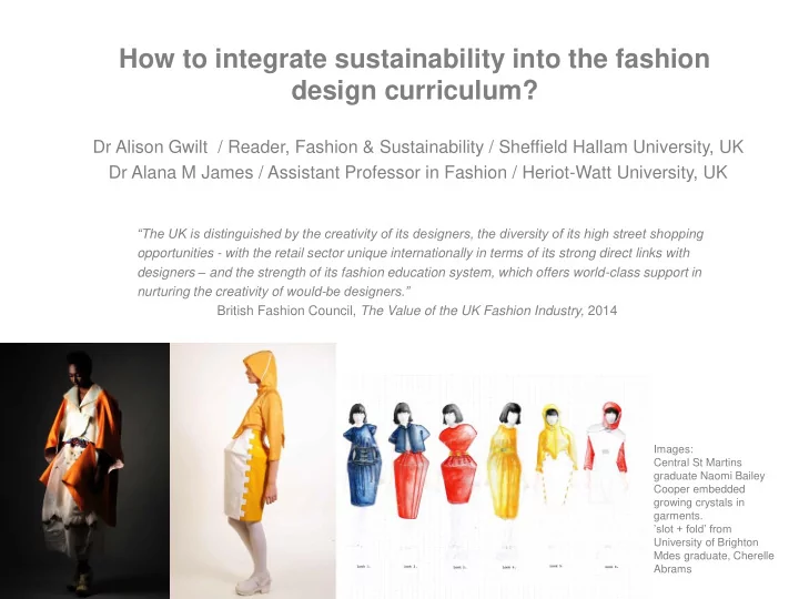 design curriculum