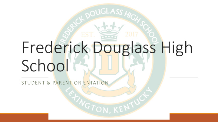frederick douglass high school