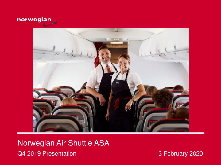 norwegian air shuttle asa