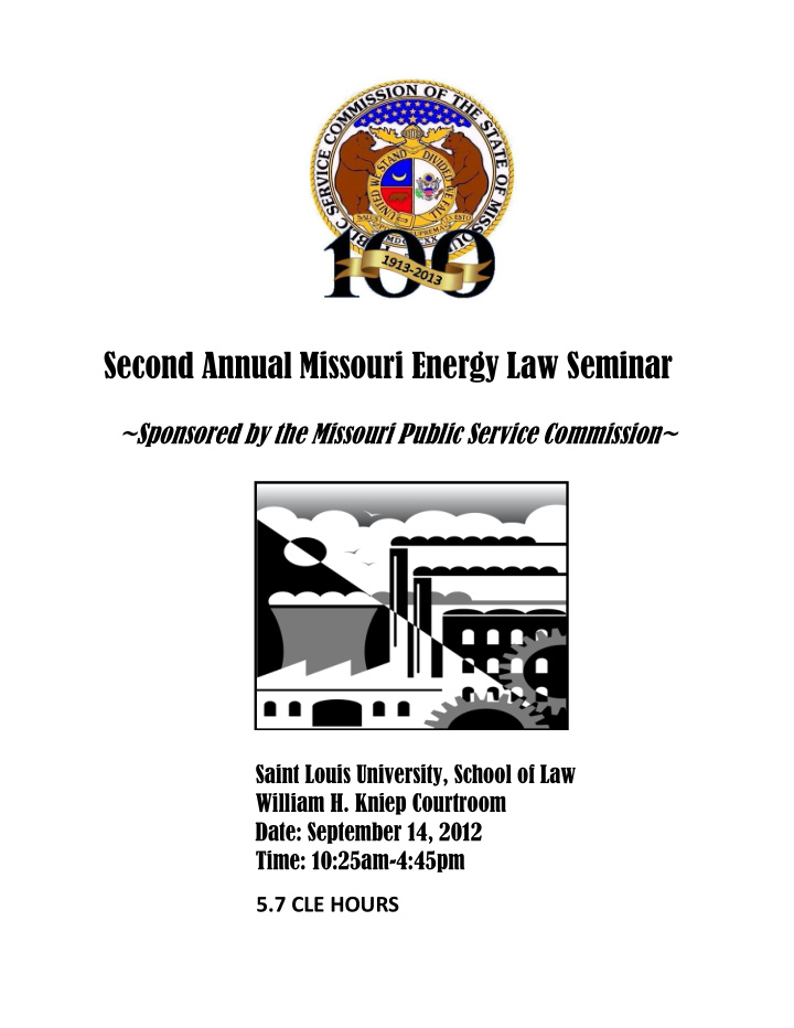 second annual missouri energy law seminar