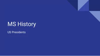 MS History  US Presidents  George Washington    Was a British commander during the 7