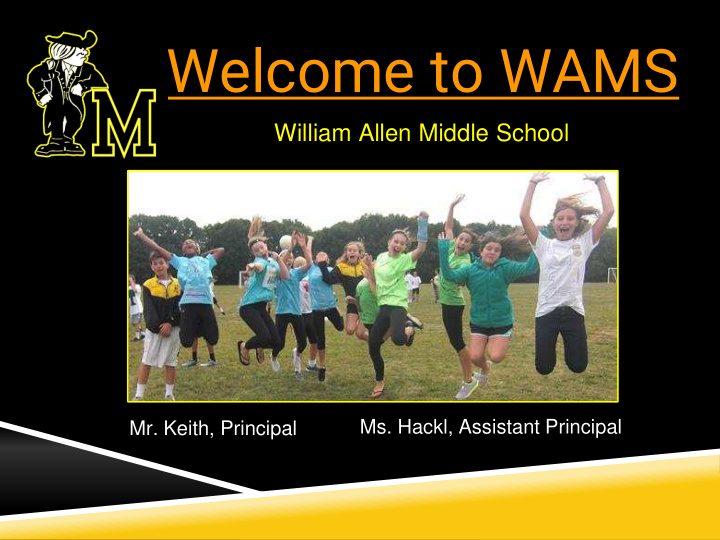 welcome to wams