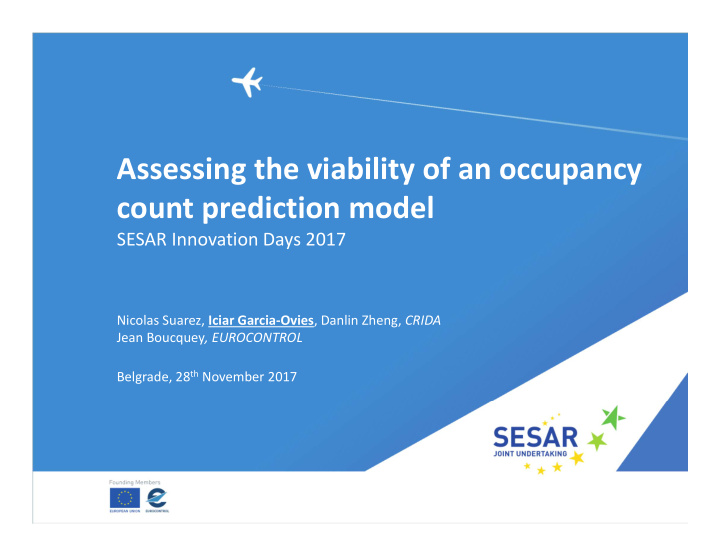 assessing the viability of an occupancy count prediction