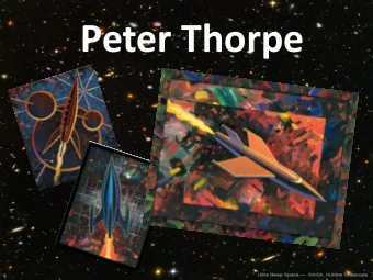 Peter Thorpe  Peter Thorpe  We would like you to be able to paint a space  themed picture in the