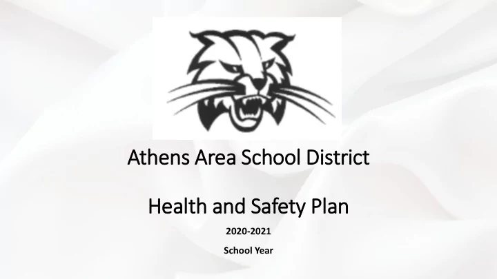 athens area school district health and safety plan