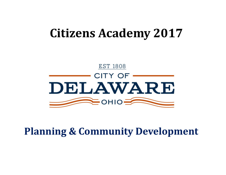 citizens academy 2017