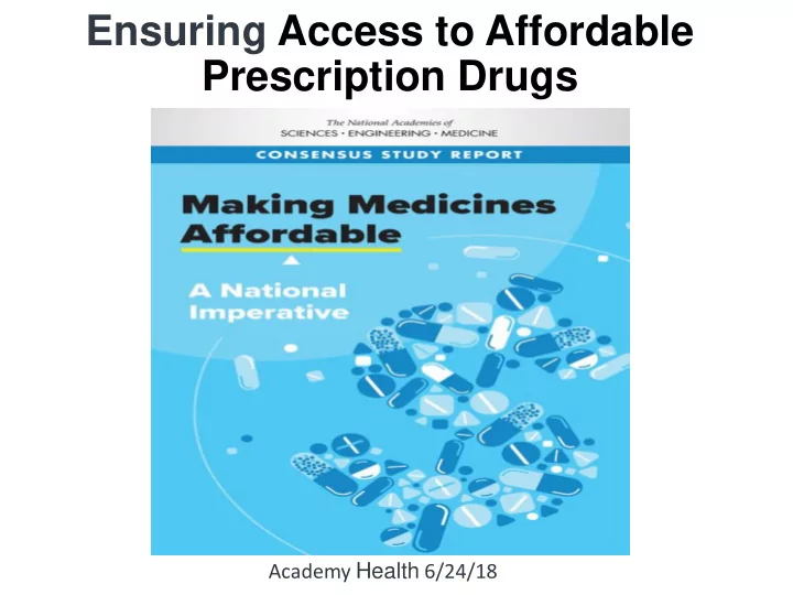 prescription drugs