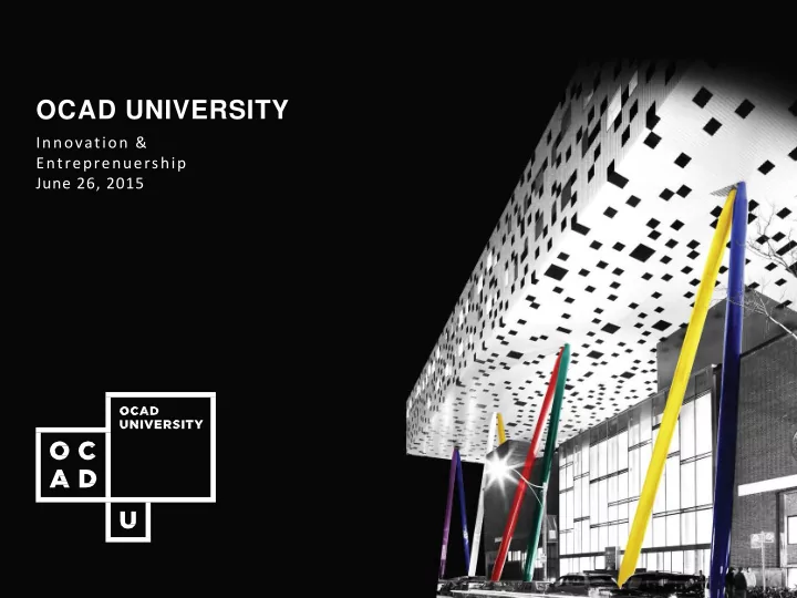ocad university