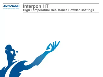 Interpon HT  High Temperature Resistance Pow  Resistance Powder Coatings  Interpon HT  Heat