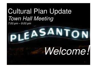 Welcome !  1  Introductions  1.  Your Name  2. Your Primary Affiliation  Make sure we get your