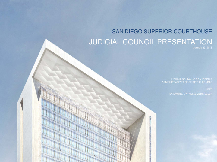 judicial council presentation