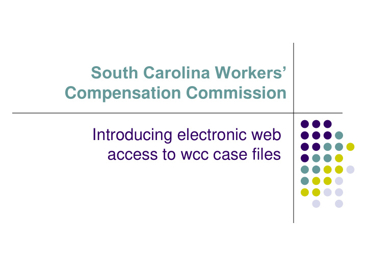 south carolina workers compensation commission