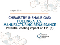 chemistry amp shale gas