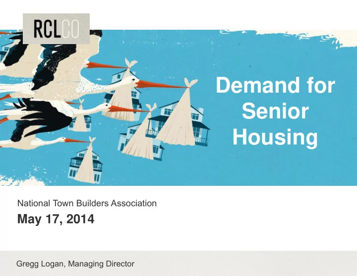 demand for s senior i housing housing