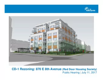 Context  China Creek North Park  E 7th Avenue  VCC-Clark  E 4th Avenue  Station  Main Street  650 m