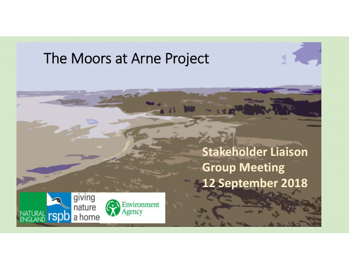 the the moor oors at at arne arne pr project