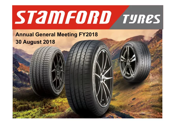 annual general meeting fy2018 30 august 2018