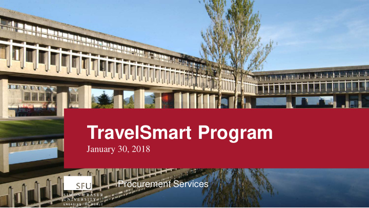 travelsmart program