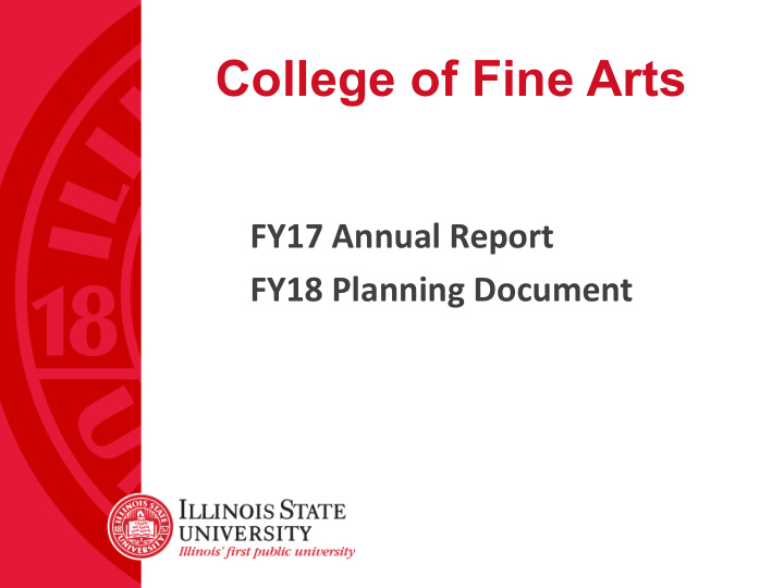 college of fine arts