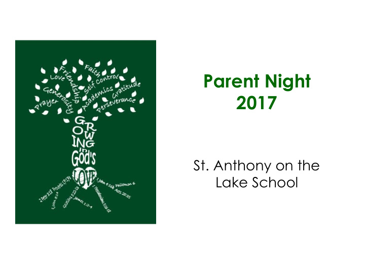 parent night 2017