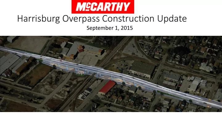 harrisburg overpass construction update