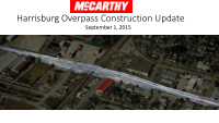 harrisburg overpass construction update
