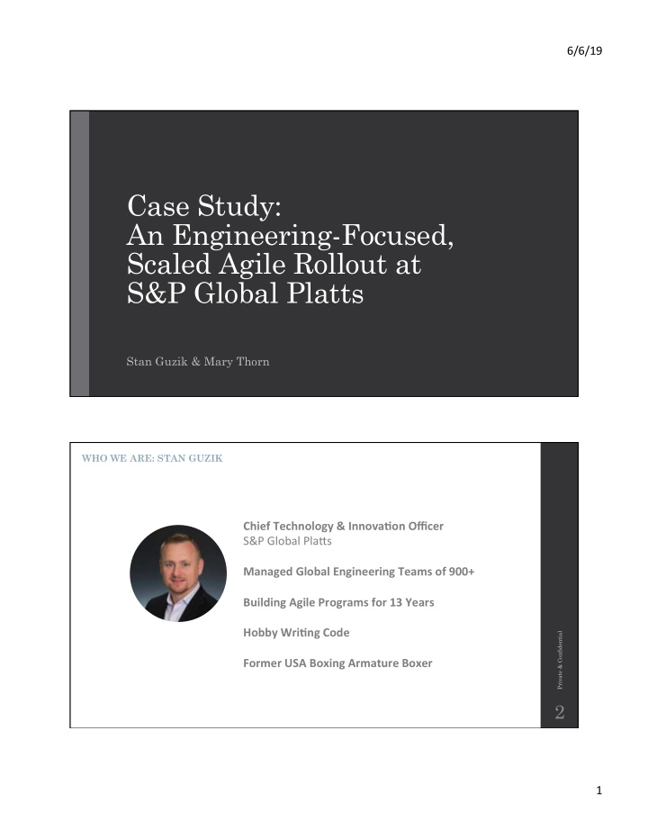 case study an engineering focused scaled agile rollout at