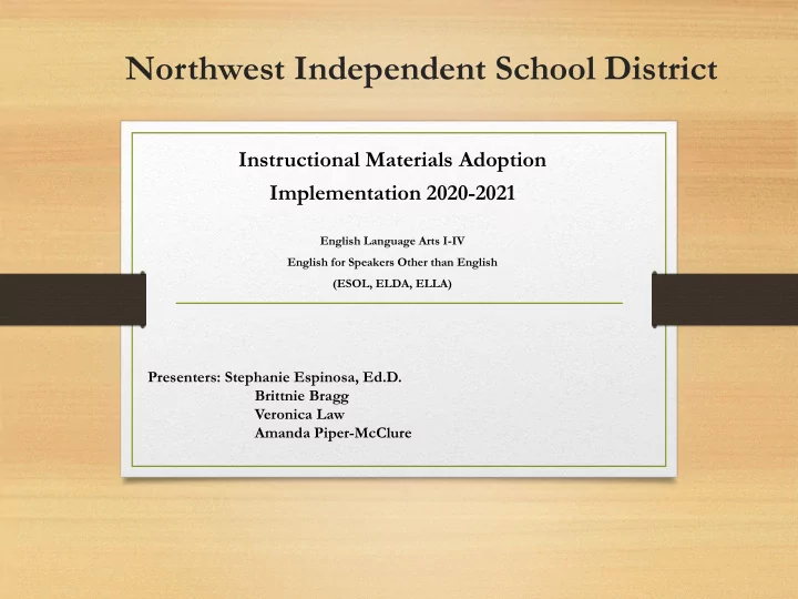 northwest independent school district